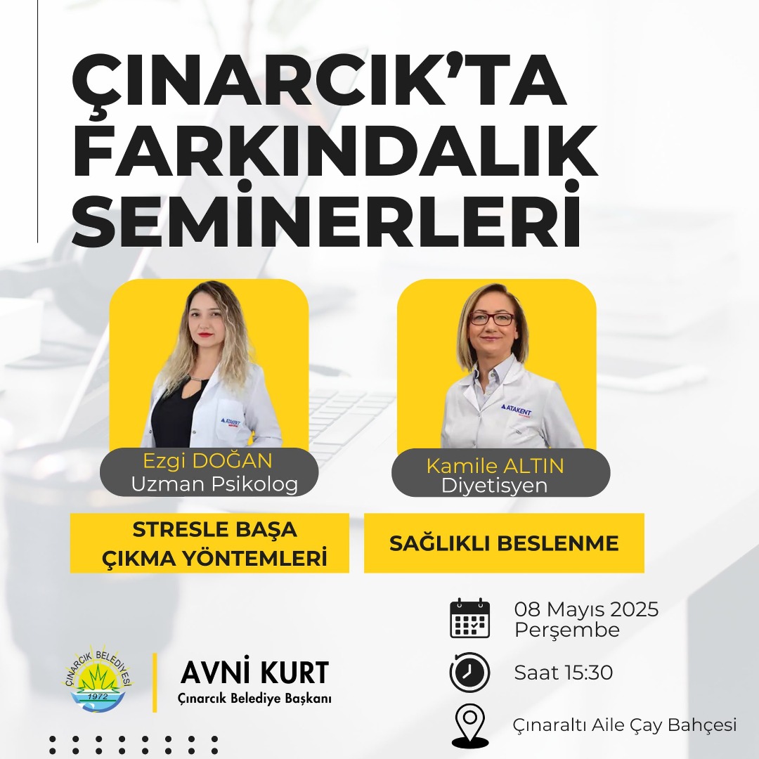 ÇINARCIK BELEDİYESİNDEN FARKINDALIK SEMİNERİ