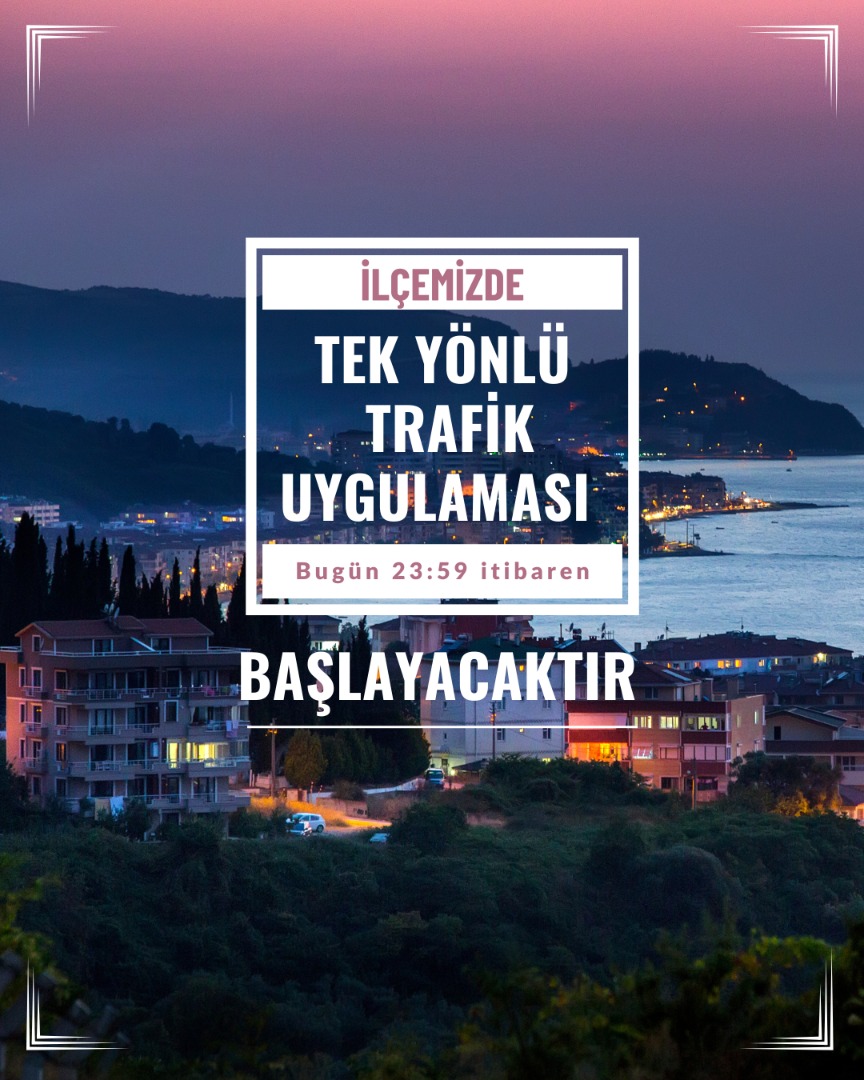 ÇINARCIKTA TEK YÖNLÜ TRAFİK UYGULAMASINA GEÇİLECEK