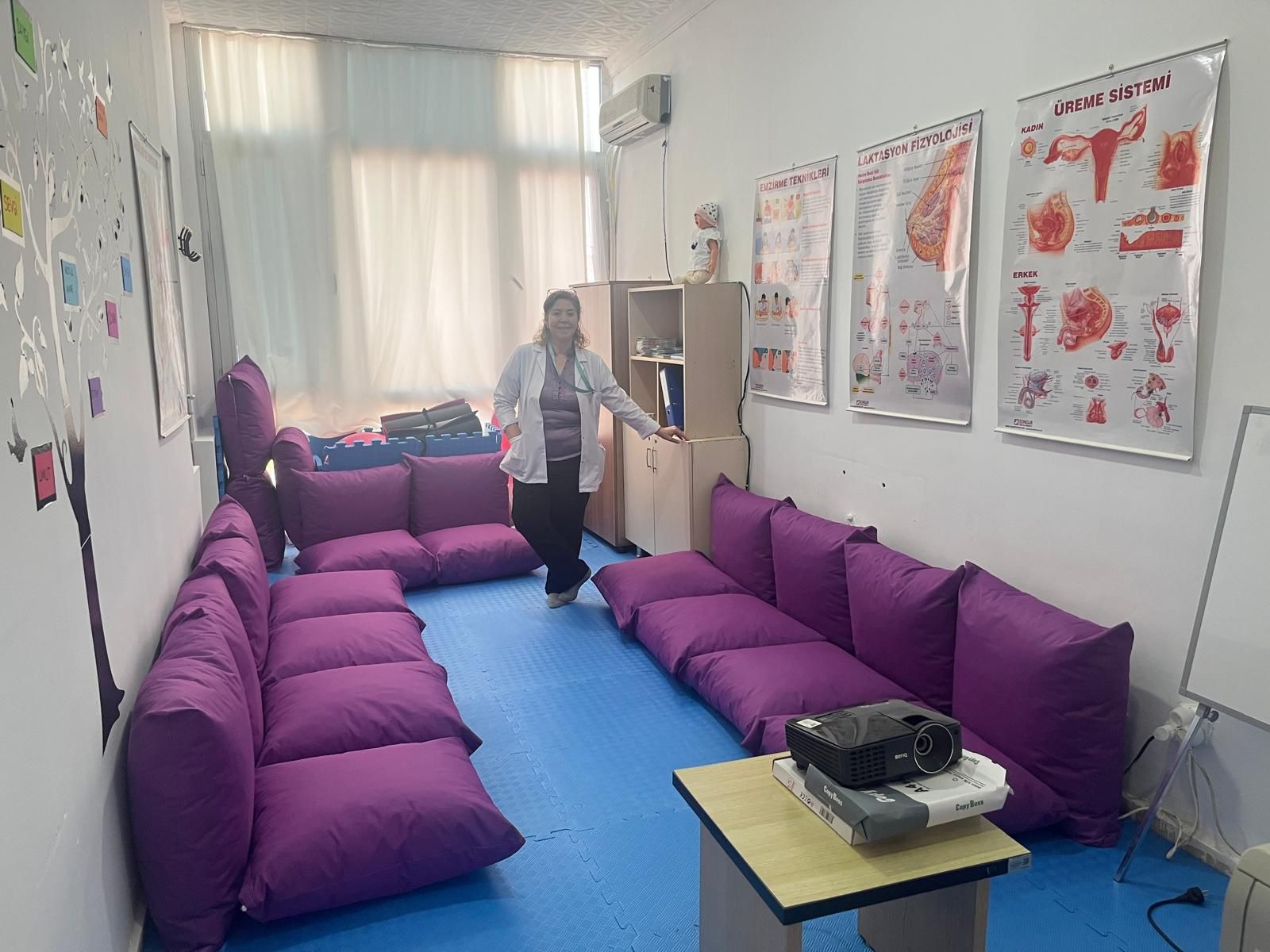 ÇINARCIK DEVLET HASTANESİNDE GEBE OKULU HİZMETE AÇILDI