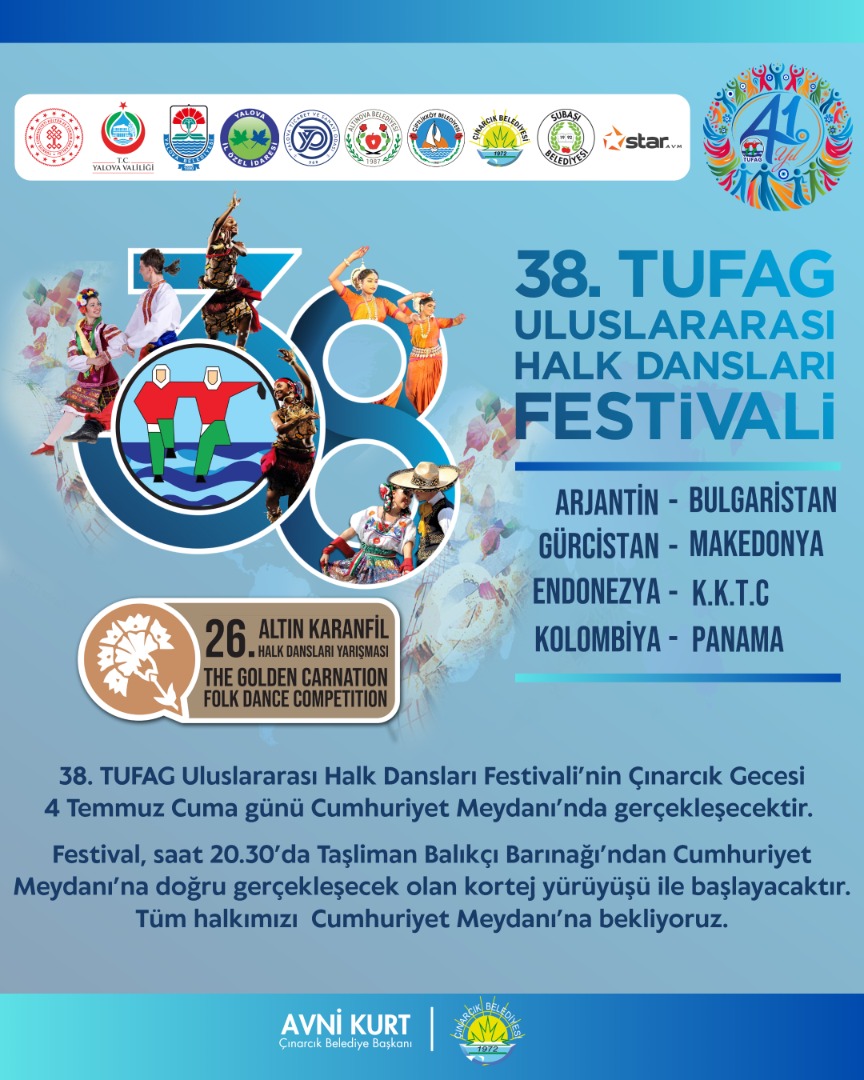 38. TUFAG ULUSLARARASI HALK DANSLARI FESTİVALİ