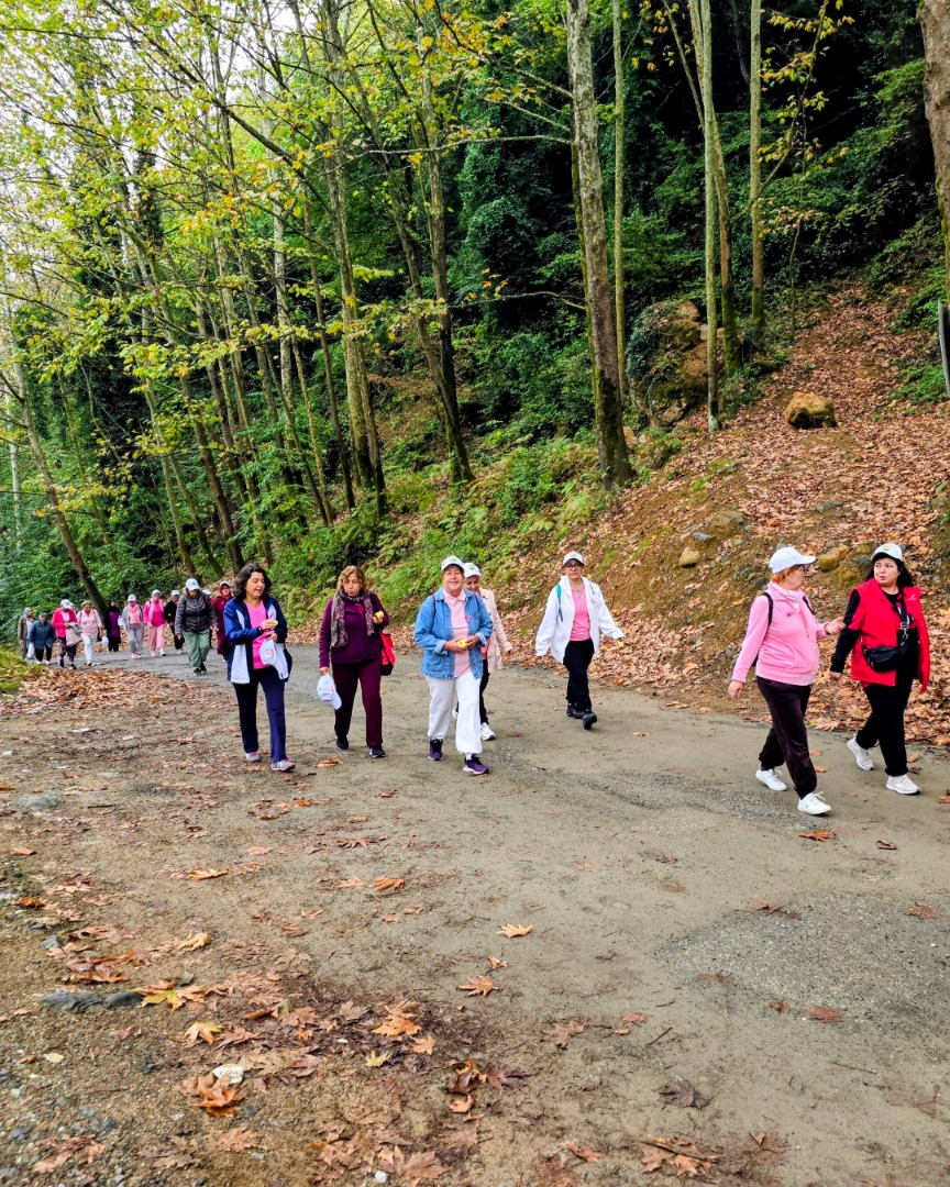 ÇINARCIK'TA MEME KANSERİNE KARŞI FARKINDALIK YÜRÜYÜŞÜ ! 