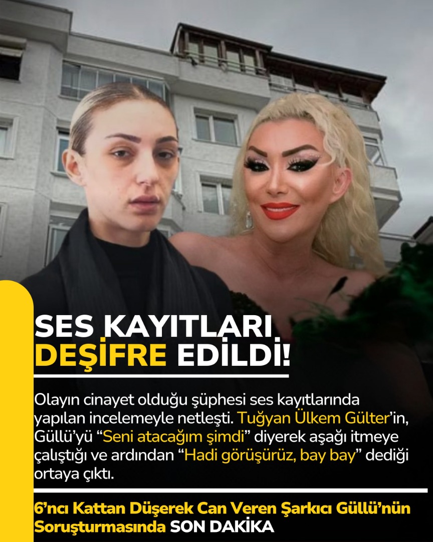 ŞARKICI GÜLLÜ SORUŞTURMASINDA ÇARPICI GELİŞME!